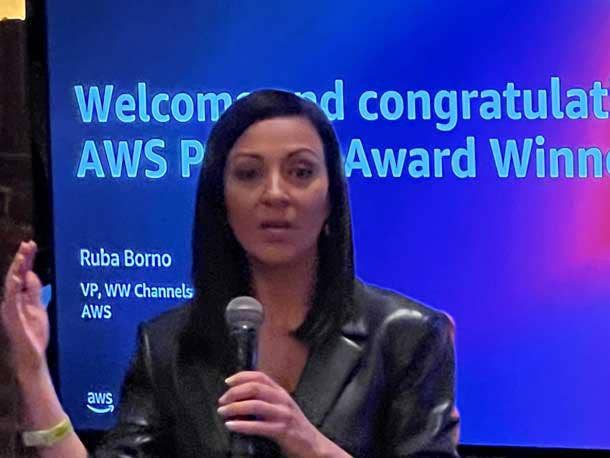 Ruba Borno, AWS’ vice president of worldwide channels and alliances